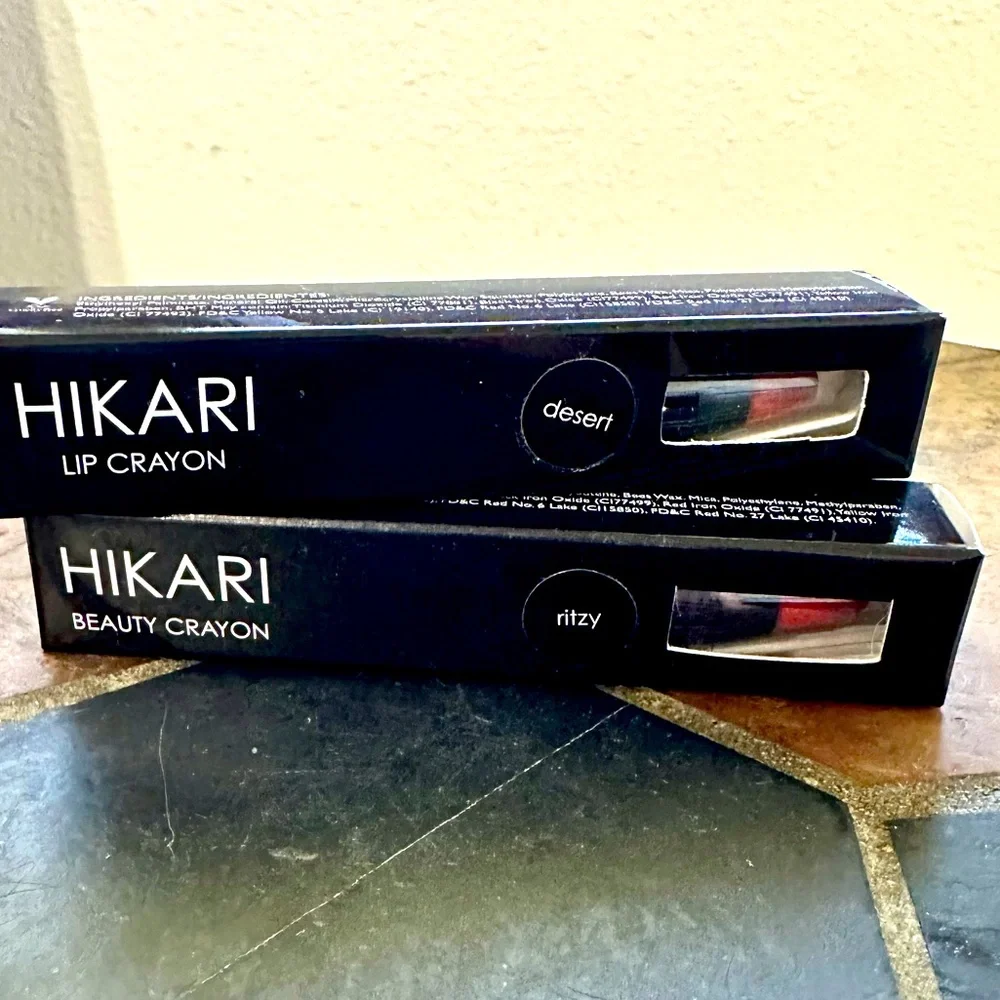 Brand New! Two HiKari Lip Crayons